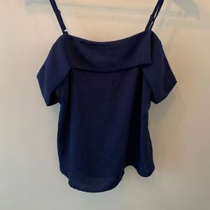 Navy blouse